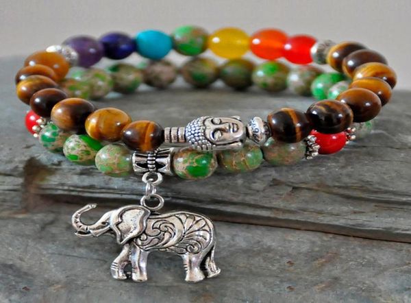 

set of 2 buddha braceletchakra bracelet tiger039s eye braceletelephant braceletmeditation bracelet mala beadstibetan brac1514803, Black