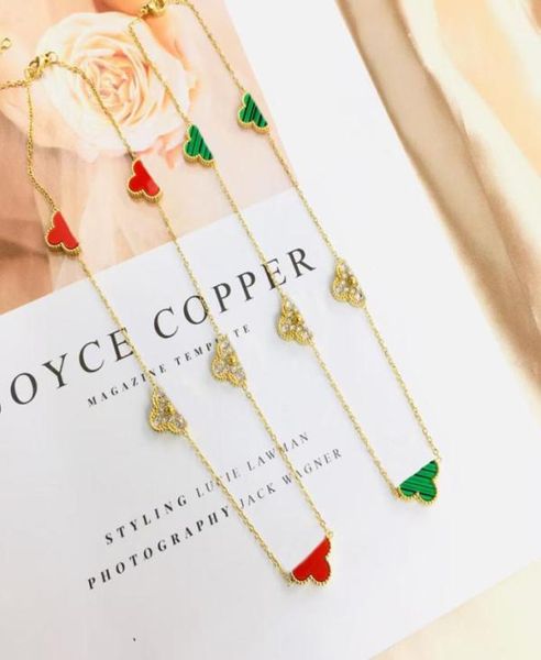 

new style 4colors womens necklace choker chain 18k gold plated stainless steel enamel necklaces pendant statement wedding jewelry 3558243, Silver