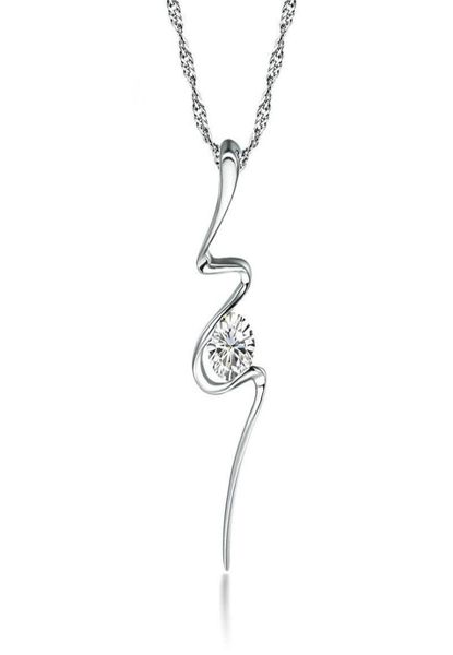 

new arrival silver necklace crystal pendant statement necklaces 925 sterling silver items woman jewelry9077558
