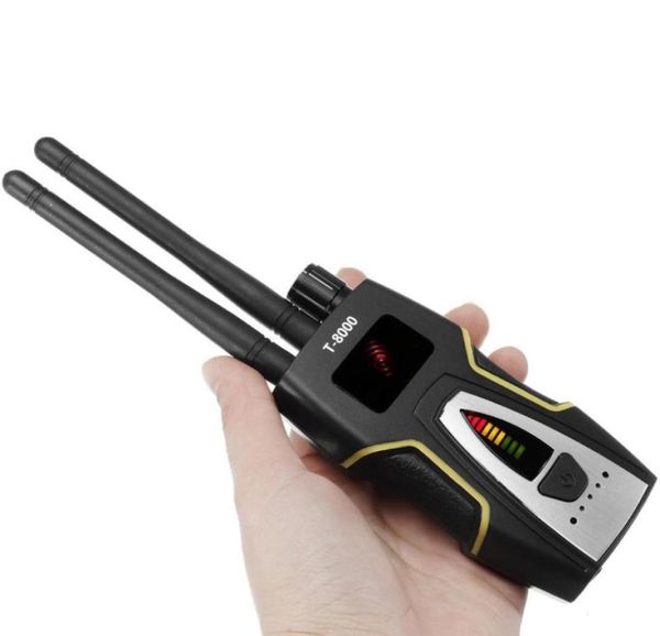 

t8000 detector gsm rf signal auto tracker detectors gps tracker finder 1mhz12ghz3407416, Silver