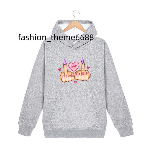 

diy hoodies fashion hands letter print hoodies mens womens trendy casual breathable hooded sweatshirts wholesale diy clothing, Black