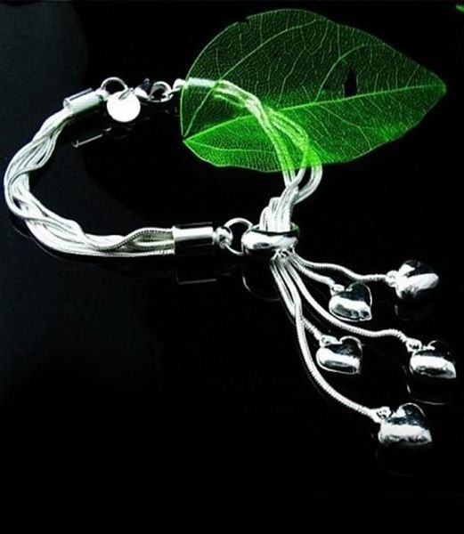 

whole retail lowest christmas gift 925 silver bracelet bangle b014965277