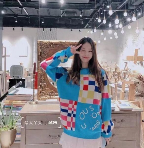 

autumn new women's sweaters women brandlv designer sweaters blue coat, White;black