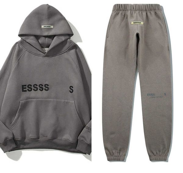 

2023ss autumn winter hoodie fashion men's luxury sweatshirts tracksuits brand es letter hoodies sports pants suit boy hooded fashion s, Gray