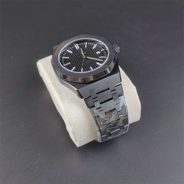 

royal women watch for men gold silver montre homme automatic mechanical stainless steel 41mm movement oak waterproof designer wristwatch fas, Slivery;brown