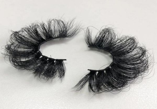 

whole mink lash volume false eyelashes dramatic fluffy 25mm long lashes messy reusable cruelty eyelash9527369