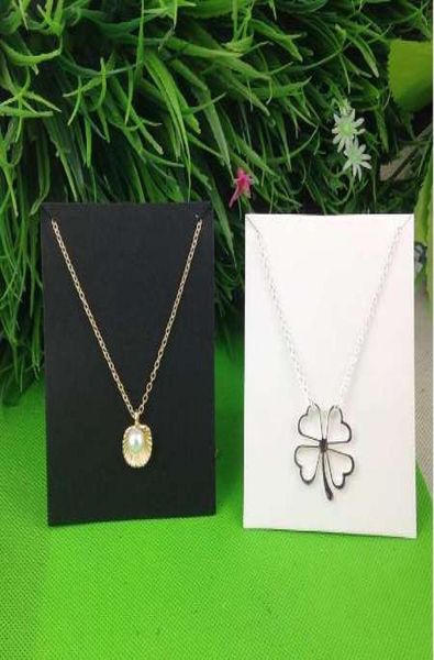 

new white 10x8cm kraft pendant card necklace card 1lot100 card 100 opp bag blank jewelry custom cost extra4694841