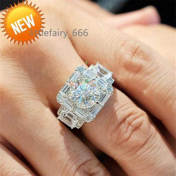 

2020 sell sparkling luxury jewelry male 925 sterling silver t princess cut moissanite diamond party eternity men wedding band ring 206w