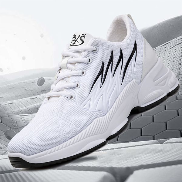

new running shoes for men black white blue orange fashion jogging comfortable breathable mesh knit casual shoe outdoor mens trainers
