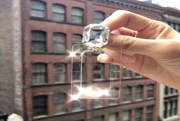 

new 2019 rectangle transparent acrylic dangle earring for women geometric alloy silver statement drop earring party jewelry6560003