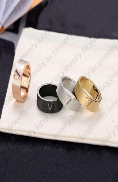 

fashion ring band rings personality simplicity for man women jewelry 4 colors gifts temperament trend accessories5836505, Silver