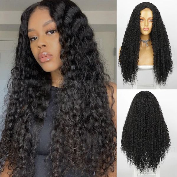 

wigs were long and curly in the lace of women's wigs, Black;brown