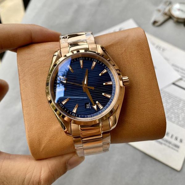 

men's fashion automatic mechanical watch luxury watch size 40mm 904l all stainless steel sapphire glass waterproof designer classic wat, Slivery;brown