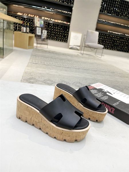 

designer luxury espadrilles black flat sandals mules santal with dust bag and box