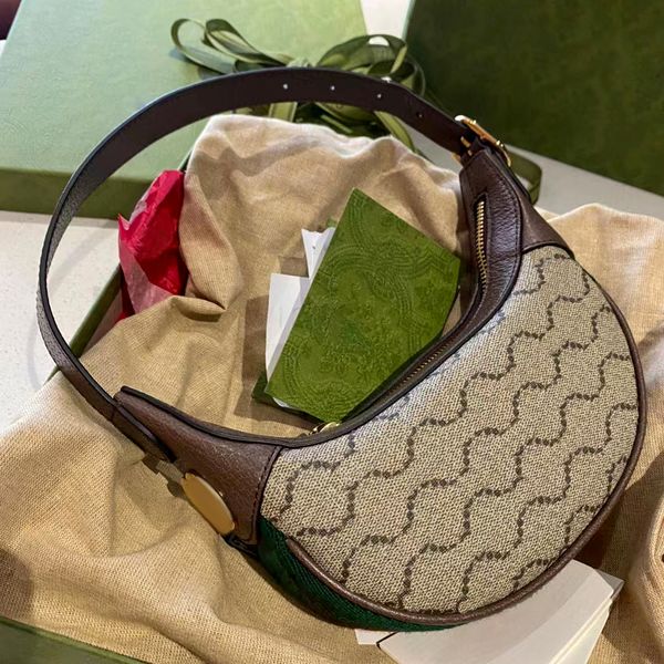 

underarm ophidia half moon bag canvas shoulder fashion purses handbag nylon vintage luxurys designer clutch bags womens cross body mens tote