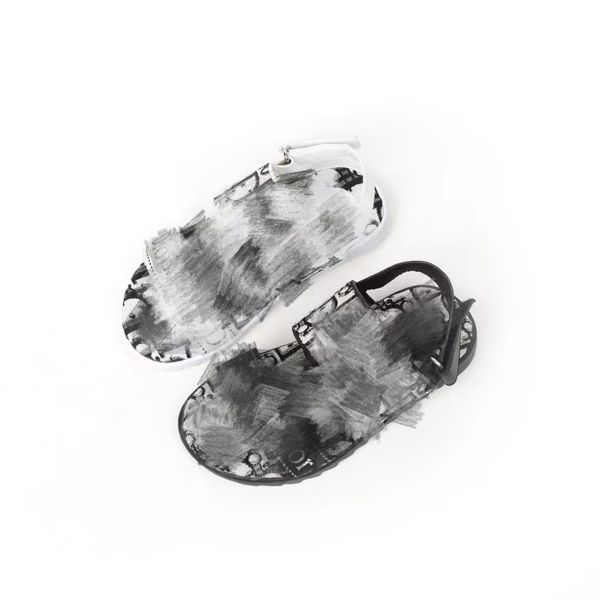 

girl sandal shoe black color designer kid boy house slippers eu 26-35 toddler baby girls summer sandals shoes wholesale, Black;red