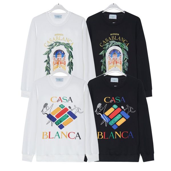 

men's hoodies for men casablan designer hoodies fashion letters printing pullover winter hoodie sweatshirts, Black