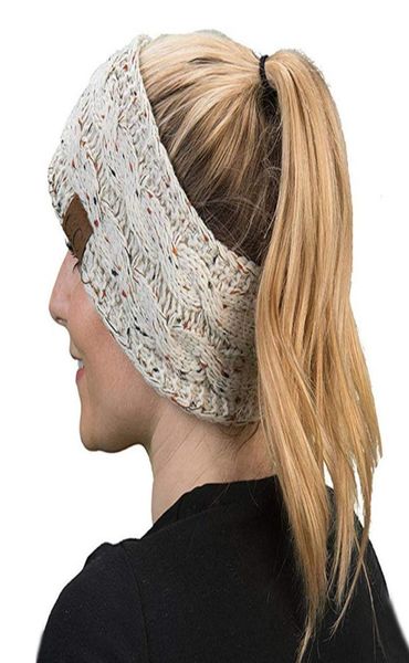 

cc hairband sweatband colorful knitted crochet headband winter ear warmer elastic band wide hair accessories8845065, Yellow;black