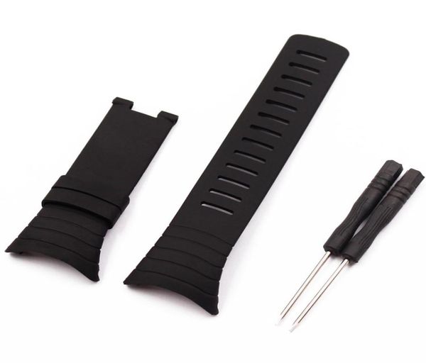 

watch accessories for suunto core watches men 100 all standard bracelet black belt tape strap8274093, Black;brown