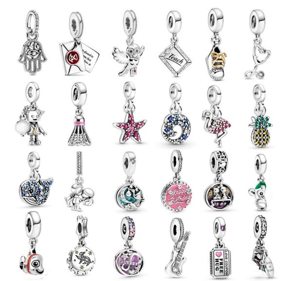 

925 sterling silver electric guitar series diy charm5904892, Black