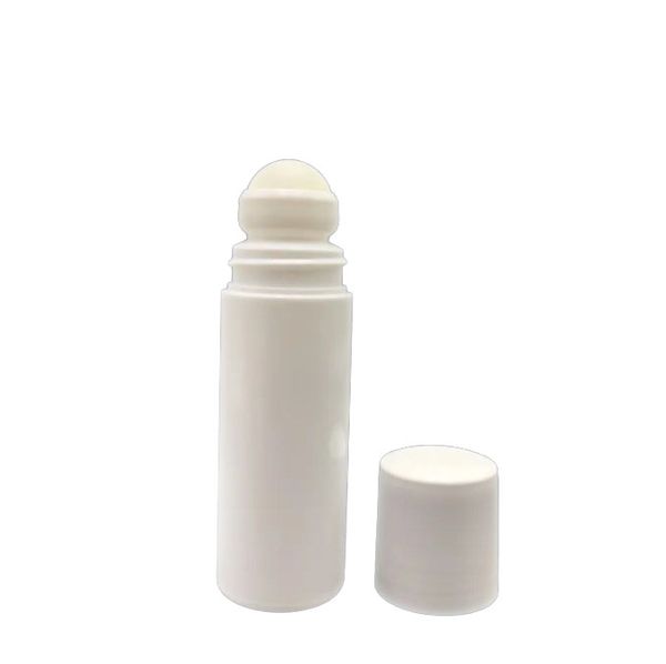 

100ml white roll plastic bottle empty roller bottles 100cc roll-on ball bottle deodorant perfume lotion light container