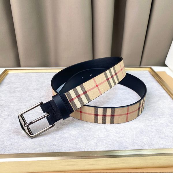 

fashion designer belt mens belt luxury belts for man needle buckle cintura belts for women designer cinture width 3.5cm striped double sided, Black;brown
