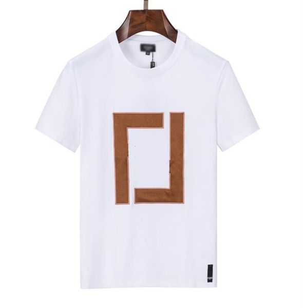 

2023 ss spring and summer latest round neck fashion short-sleeved t-shirt pure cotton fabric, skin-friendly and comfortable, durable and eas, White;black