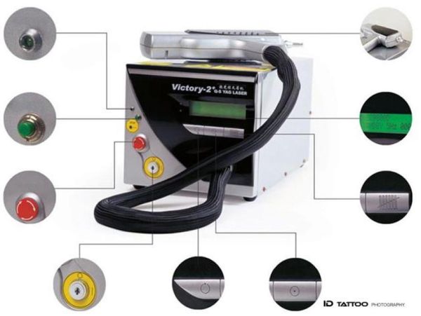 

dhl fast laser tattoo removal machine eyebrow cleaner freckle pigment removal beauty skin care equipment eu tax 7681795, Black