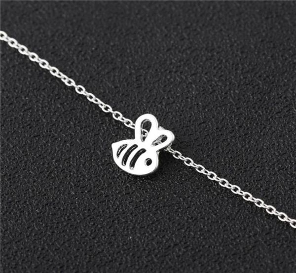 

tiny honey bee charm bracelet bumble queen bee bracelets cute insect bird bracelets bumblebee beehive bracelets jewelry6525045, Golden;silver