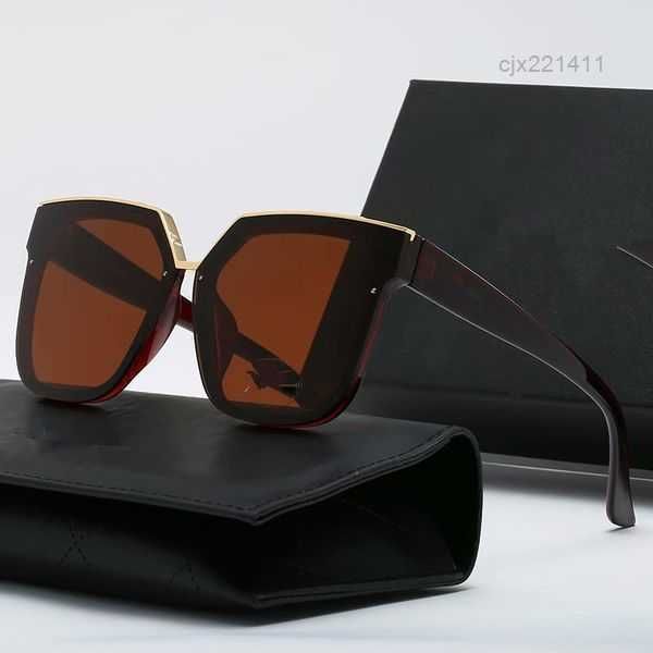 

luxury designer sunglasses goggle beach small frame fashion quality color optional box cu0b, White;black