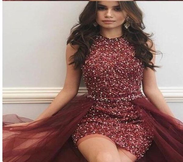 

2019 custom made gothic bridal gowns detachable train short mini prom dress party cocktail gowns girl formal party dres5422696, Black