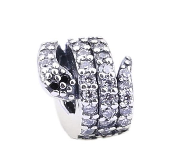 

majestic charms bead authentic 925 sterling-silver-jewelry pave crystal animal beads diy fashion bracelets jewelry making7954487, Black