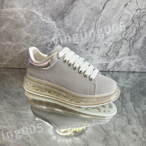 

2023 new outdoor running shoes designer fashion platform sneakers for women mens leather black white alexander walking sport trainers xsd221