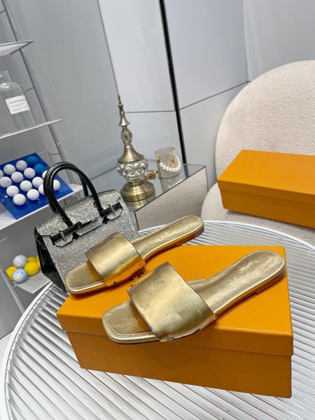 

2023 new paris embroidered dazzle designer slippers womens sandals summer beach stripes casual flat slippers slides women ladies flip flops, Black