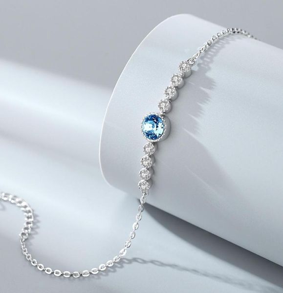 

2021 925 heart of the sea sterling silver brand jewelry for women chain clover bracelet praty wedding bracelets bs47452631410, Black