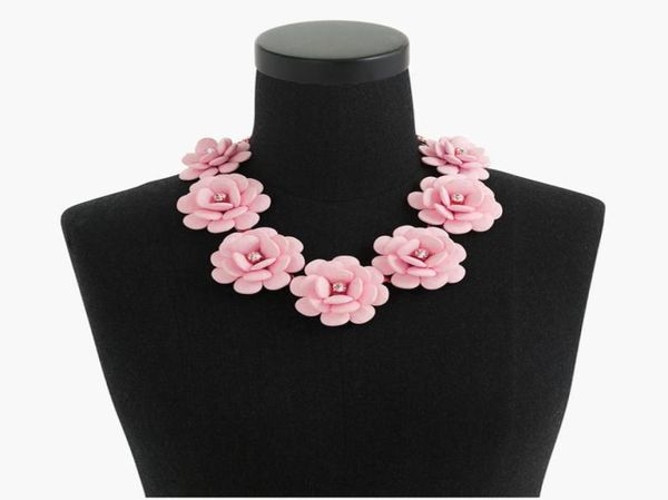 

original new fashion maxi flower choker necklace for women bubble multi layers crystal statement necklaces female jewelry party gi8539997, Golden;silver