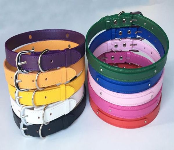 

10pcs 8100mm18x550mm mixed color copy leather pet dog collar fit diy pet name by using 8mm slide letter charm7450354, Silver