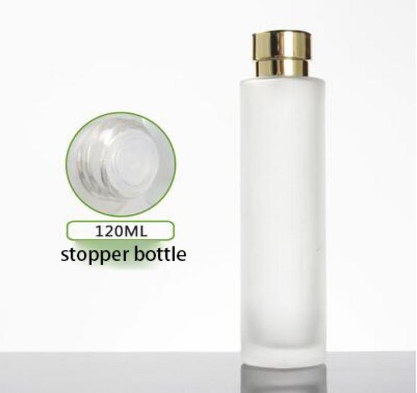 

frosted 4oz cosmetic bottle toner glass bottles for 100pcs refillable bottles lotion cream containers4545446