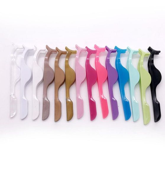 

plastic eyelash extension tweezers auxiliary clamp clips eyelash curler makeup tools6876758
