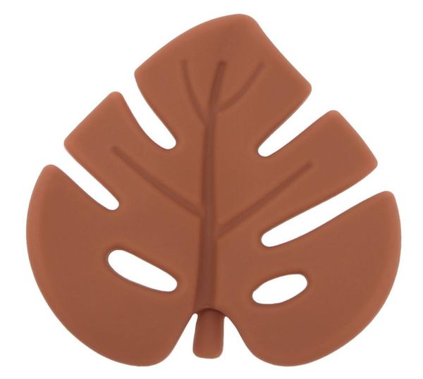 

pacifier holders 1pc cartoon leaf shaped silicone teether diy pacifier chain accessories necklace baby for children teething kid t7504857