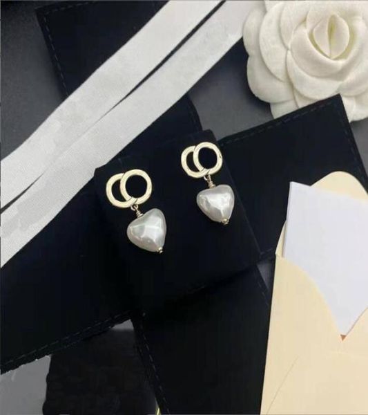 

earrings jewelry 18k gold plated stud womens designer earring ear studs letter diamonds luxurys golden fashion for gilr valentine4927614, Golden;silver