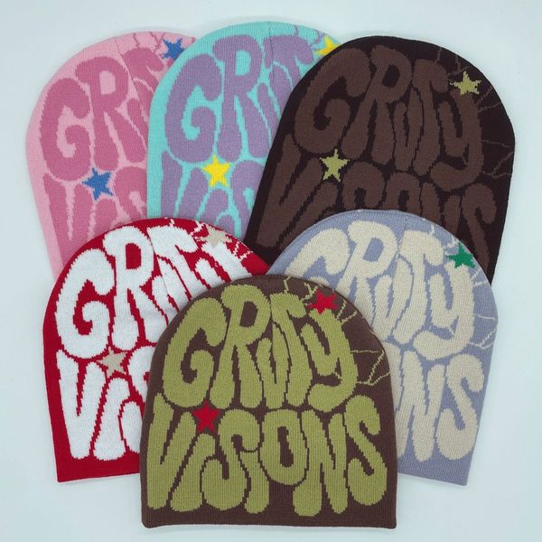 

ball caps gr knitted hat mens and womens jacquard hiphop letter trendy street 230715, Blue;gray