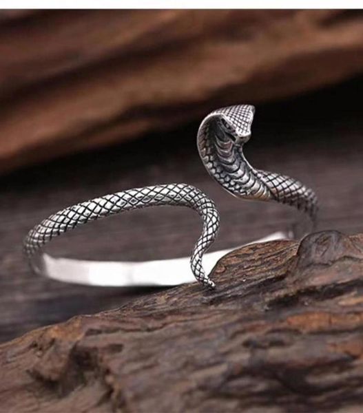 

pure silver open bangles for women men gift about 18cm vintage animal bracelet thai jewelry sqm086 bangle1950787, Black