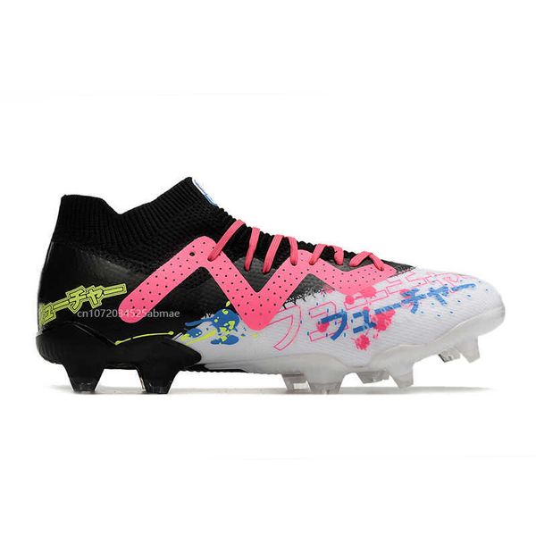 

men soccer shoes long spikes fg ankle professional football boots non-slip outdoor grass cleats chuteiras