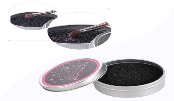 

color cleaner makeup brush cleaning tools color removal dry cleaner sponge brush absorb cosmetic clean brush color switch box1248004