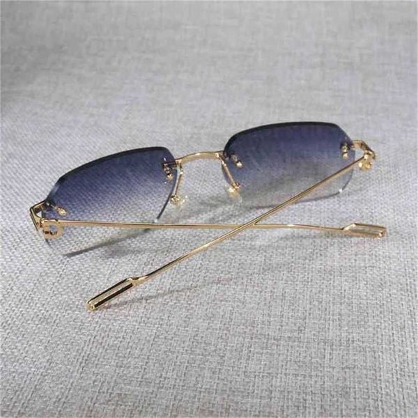 

sunglasses 2023 vintage computer men women clear glasses rimless eyeglasses for reading gafas for male frame new lenses shapkajia new, White;black