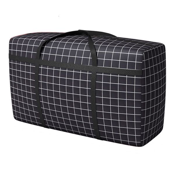 

duffel bags waterproof foldable duffle bag travel clothes storage bags zipper thickened moisture proof moving packing portable luggage bag 2