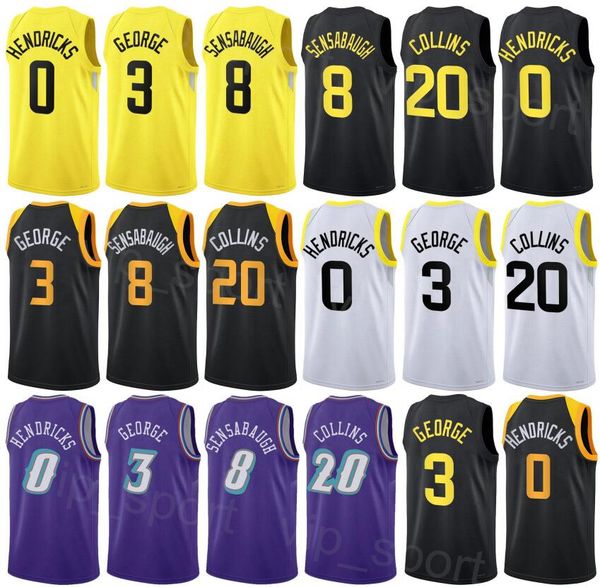 

printed basketball man woman brice sensabaugh jersey 8 john collins taylor hendricks 0 keyonte george 3 ochai agbaji 30 kelly olynyk 41 tale, Black;red