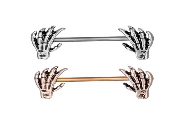

d1001 hand nipple ring mix colors01234567891011122378215, Silver