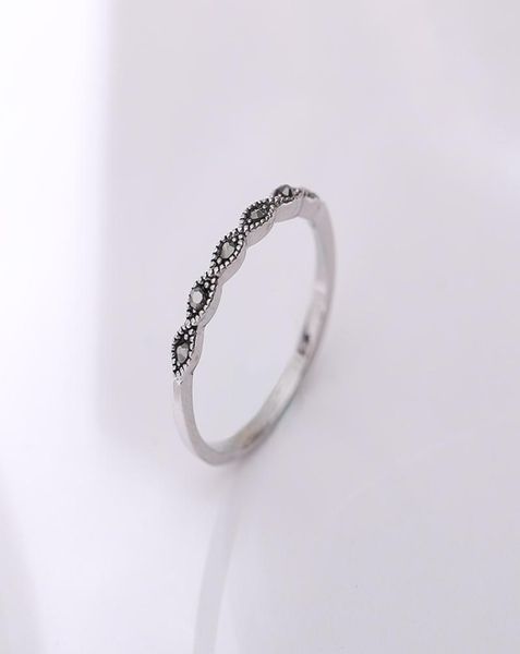 

wholesale 925 silver simple diamond ladies retro ring ring fit cubic anniversary jewelry for women christmas gift9162742